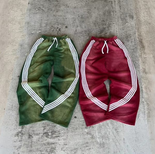 Acid Washed Stripe Sweatpants - Image 2