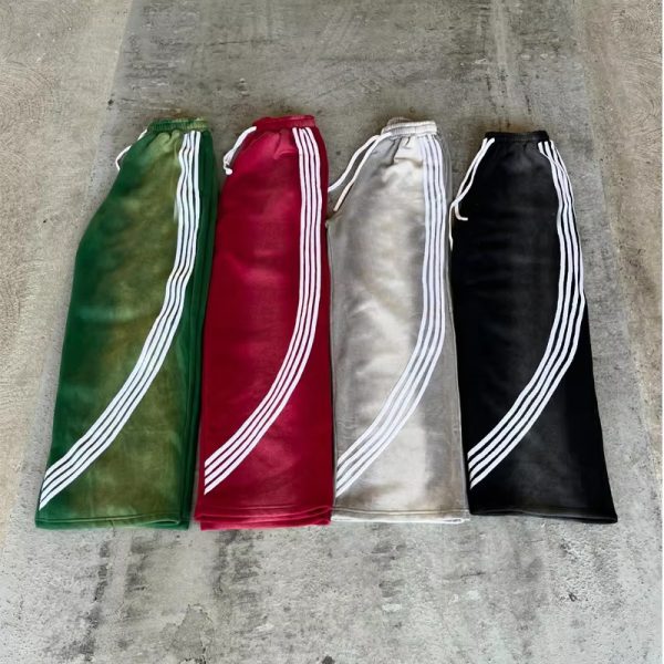 Acid Washed Stripe Sweatpants - Image 3