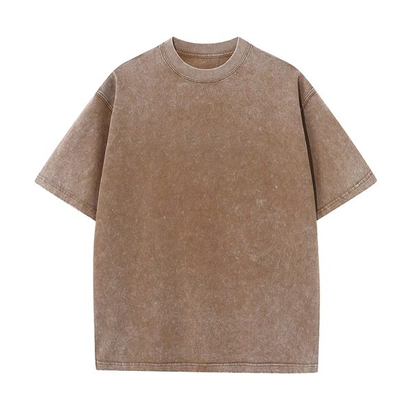 Acid Washed T Shirt For Men - Image 3