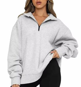 Half Zip Hoodie For Women